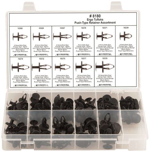 DISCO 8180 Ergo Tuflok Retainer Assortment, 110 Pc