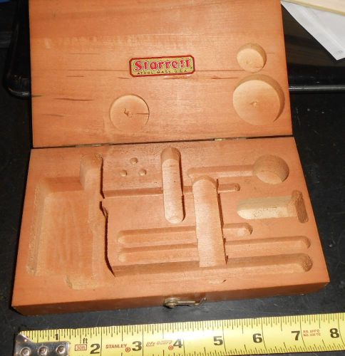 Empty Wooden Box for Starrett 196  Dial Indicator Box Only Good Condition