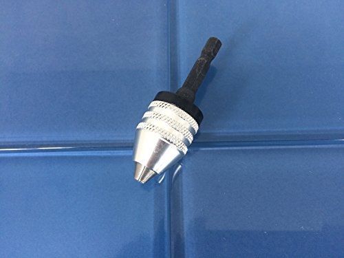TEMO Keyless Chuck Adaptor 1/4&#034; HEX SHANK to Conventional or MicroSize Drill bit