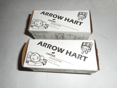 ARROW HART SINGLE RECEPTACLE AH5261 *NEW IN BOX--LOT OF 2