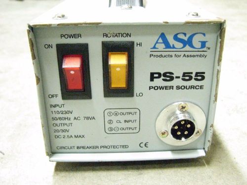 ASG PS-55 Power Supply For CL Series Torque Screwdrivers