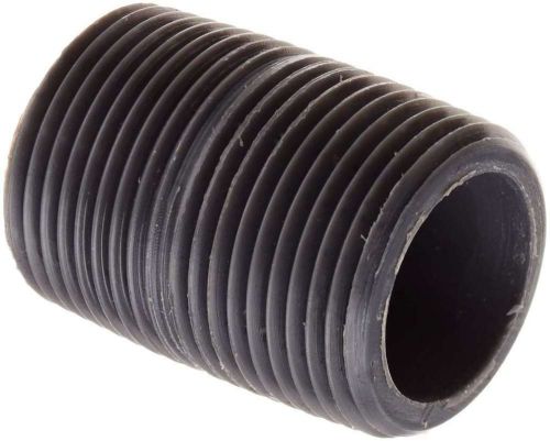 Gf piping systems pvc pipe fitting, close nipple, schedule 80, gray, 1&#034; npt male for sale