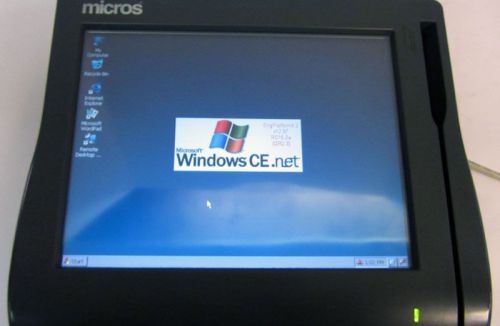 Micros 12.1&#034; Workstation 4 System POS Touchscreen +Rear Display 500614-001