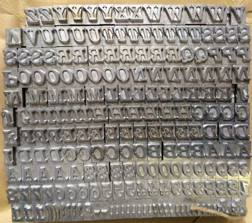Letterpress Metal Type 24pt. Consort Italic Cap/Lc/Fig Complete Vintage Font
