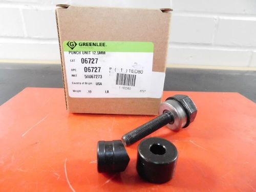 Greenlee Knockout Punch Unit, 0.492&#034; (12mm) Hole Size Nominal, 06727 /II2/