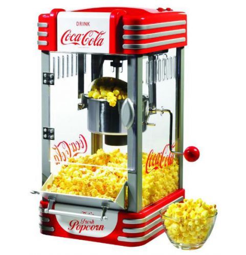 Nostalgia electrics coca-cola series hot and fresh kettle popcorn maker for sale