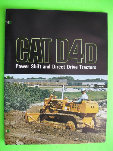 Caterpillar D4D Tractor Brochure