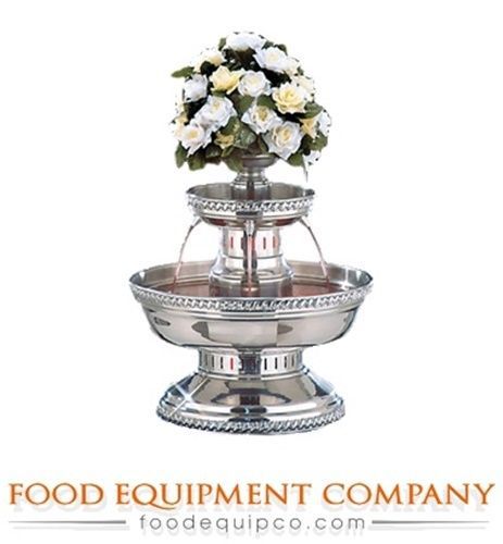 Buffet Enhancements 1BMFDC5SS 5 Gallon SS Champagne Fountain with Silver...