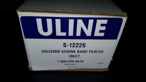 ULINE S-12226 30 x 28MM Shrink Band Perferation Box of 1000
