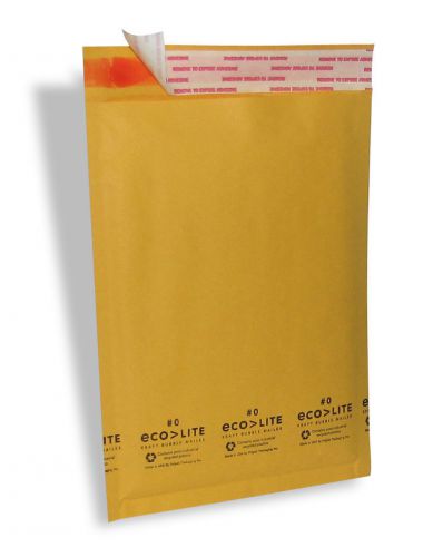 200 #2 8.5x12 Kraft Ecolite Bubble Mailers Padded Envelopes Bags 100 % USA