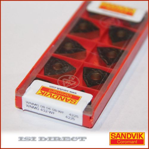 WNMG 432 WF 4225 SANDVIK *** 10 INSERTS *** FACTORY PACK ***