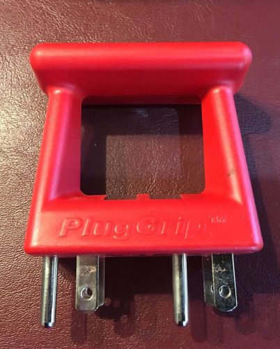 PlugGrip P-1 Wiring Tool with Power Warning Safety Light, Red, Clean and Working