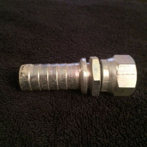 3/4&#034; hose barb--1/2&#034;female pipe swivel nut hydraulic fitting for sale