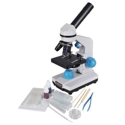 Omano OM115LD Student Microscope Gift Package Awarded 2016 Top 5 Ranking Best