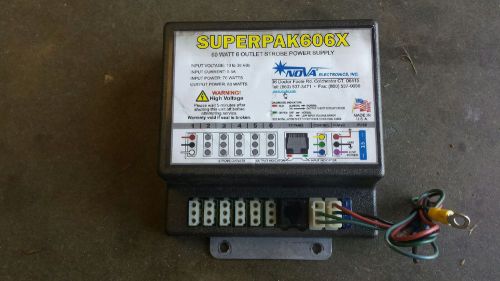 Nova superpak 606x 60 watt strobe light power supply for sale