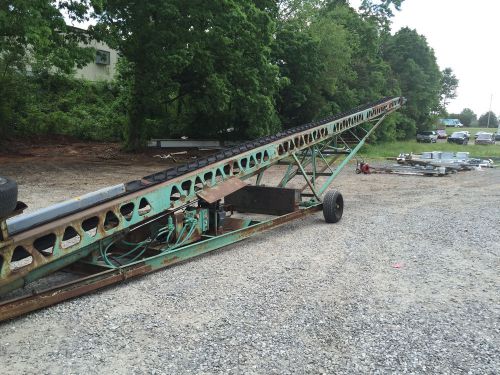 Garlock 62 ft gravel conveyor belt ---- no reserve --- see videos for sale