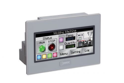 NEW grey IDEC FT1A-C12RA-W SmartAXIS touch PLC HMI 3.8in 12 I/O Ethernet USB