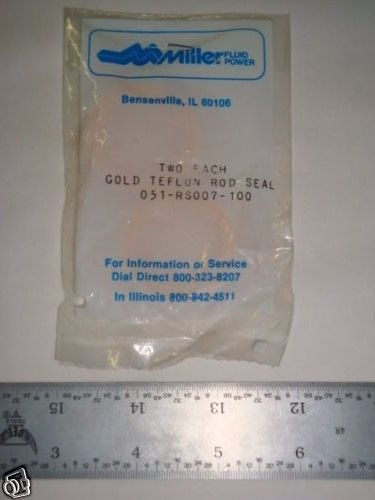 Miller Gold Teflon Rod Seals 051-RS007-100
