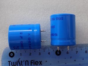 2x BC 1000uF 100V HP9115 40/085/56 Capacitors