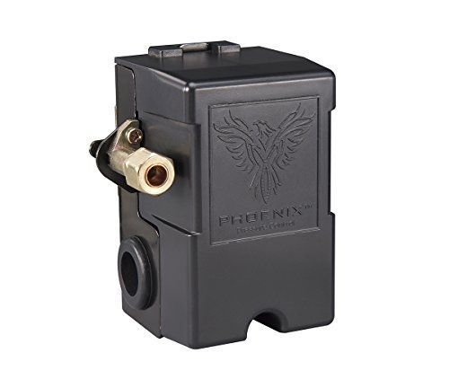 Phoenix™ 69MB7Y 95/125 PSI 1-Port Air Compressor Switch with Unloader Valve