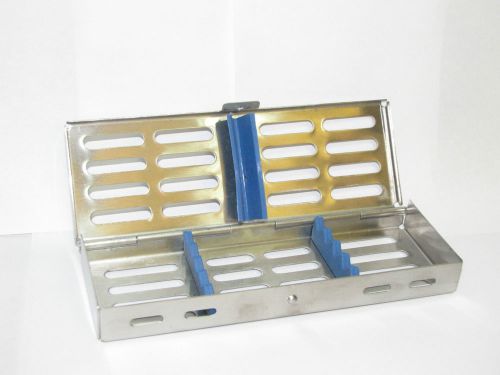 Dental Sterilization Cassette Rack Tray Box for 5 Surgical Instruments autoclave