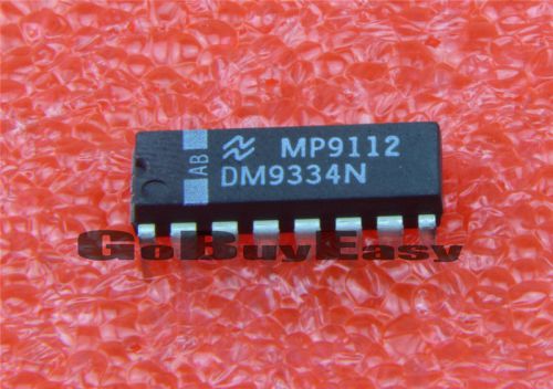 1PCS NEW DM9334N Manu:NS Encapsulation:DIP-16,8-Bit Addressable Latch