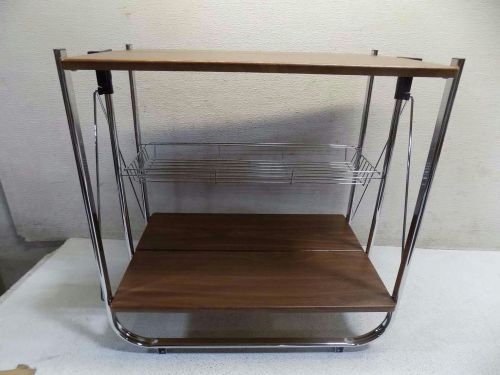 Wenko foldable catering trolley dinett, oak color(713003100) for sale