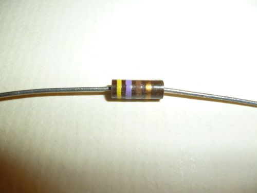 Resistor - lot of 5 - 470 ohm - 1/2 watt  - carbon comp - 5%