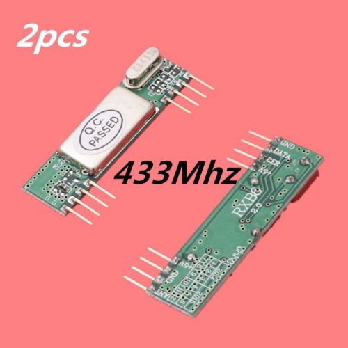 2pcs 433Mhz Superheterodyne Wireless Receiver Module for Arduino/ARM/AVR