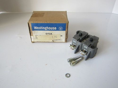 Westinghouse OT2A 1NO/1NC Oiltight Contact Blocks