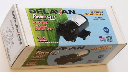 NEW  Delavan 7800 Series Power FLO Diaphragm Pump 2 GPM  12 VDC  60 PSI