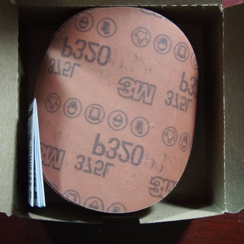3M Hookit 375L 5&#034; Aluminum Oxide Hook &amp; Loop Discs P320 Grit 55663 Qty 150 (IP1)