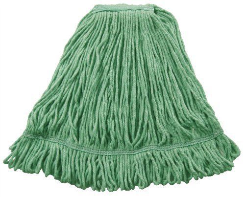 Wilen A02813, J W Atomic Loop Wet Mop, Large, 1-1/4&#034; Tape Band, Green Case of 12