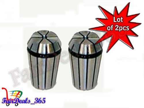 BRAND NEW LOT OF 2PCS ER 40 SPRING COLLET 16MM FOR CNC MACHINE TOOL HEAVY DUTY