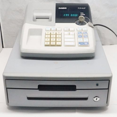 Casio PCR-265P Electronic Cash Register for Parts / Repair