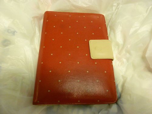 FRANKLIN COVEY planner red polka dot