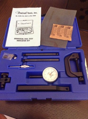 Central Tools 6400 Dial Indicator Set. New Old Stock !!!