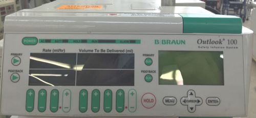B Braun Outlook 100 Safety IV Infusion Pumps