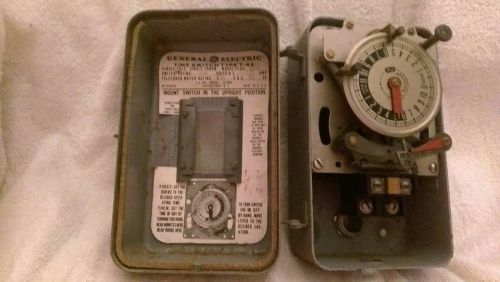 Vintage GE Type T-44 Single-Pole, Single-Throw Time Switch - ModelNO. 3Y44 AFB1