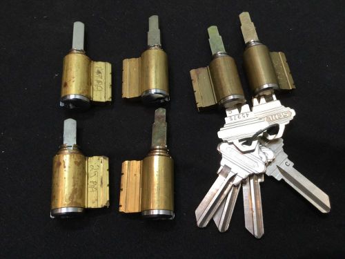 Schlage KIL Cylinders w/ keys and blanks, set of 6, Keyed Alike -Locksmith