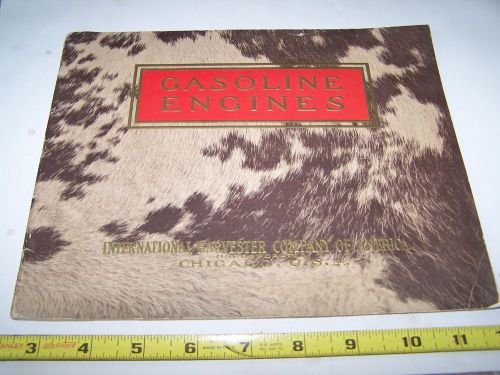 Original INTERNATIONAL HARVESTER IHC Famous Hit Miss Gas Engine Catalog NICE!!