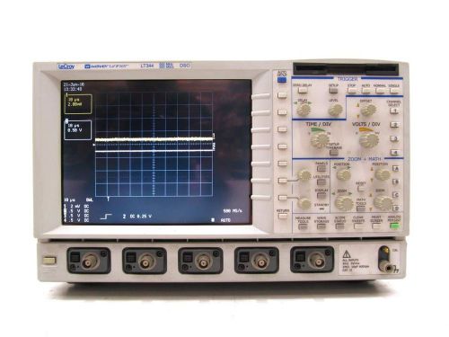 LeCroy WaveRunner LT344 4-Ch 500MHz DSO Oscilloscope MC01 JTA WAVA HDS PP006