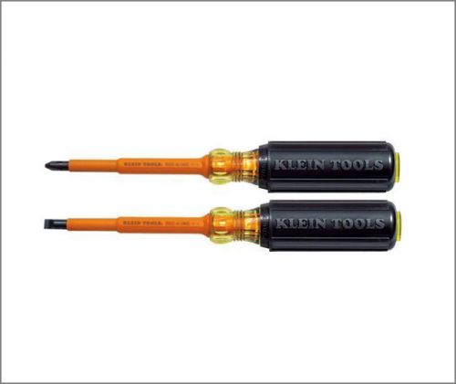 Klein tools 33532-ins 2-piece insulated screwdriver set journeyman electrician for sale