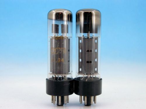 2x MATCHED EL34 by RFT TUBES 60&#039;s O-GETTERS STRONG PAIR / 6CA7 /