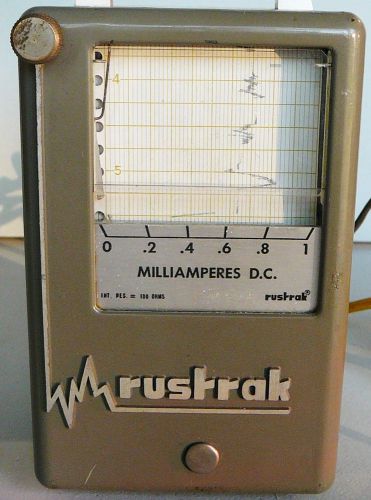 RUSTRAK CHART RECORDER MODEL A 1ma DC