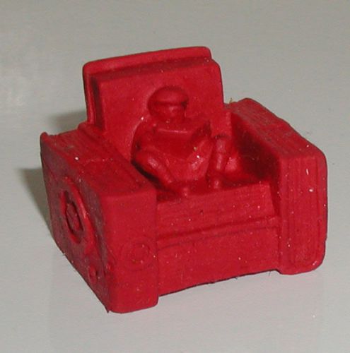 RARE TARGET DEPARTMENT STORE BOY READING BOOK IN RED CHAIR PENCIL TOP TOPPER