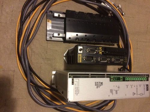 Parker MX80L Linear Servo Motor Actuator Stage W/controller And Power Supply