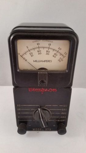 Simpson Milliamperes Meters Model 373