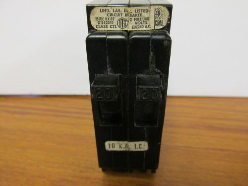 ITE   QT11520 QT1520 EQ-T 20AMP  2POLE CIRCUIT BREAKER..... YI-305