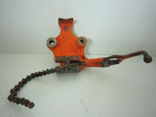 RIDGID BC-410 1/8&#034; to 4&#034; Top Screw Bench Chain Vise, Pipe Vise USA plumbers